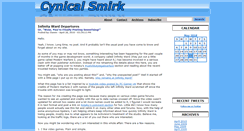 Desktop Screenshot of cynicalsmirk.com